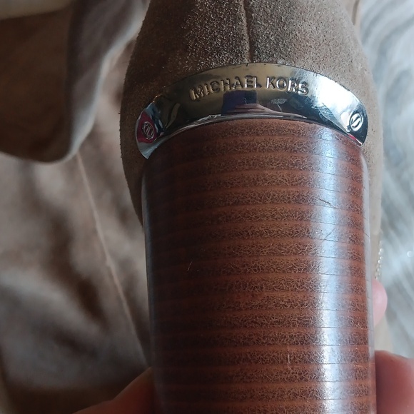 Brown Suede Women's Boots - Picture 4 of 8